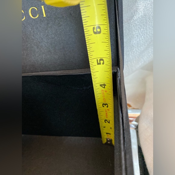 GUCCI Gift Box (GUCCI GUILTY) Satin with Embroidered Large Gold Logo🔥Deep 8”x5” - Picture 7 of 12